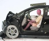2012 Nissan Leaf IIHS Frontal Impact Crash Test Picture